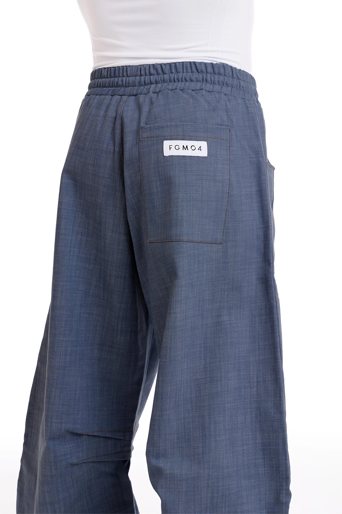 Pantalone Barrel Uomo Jeans Blu - FGM04 - Linea Ikonic Uomo - fgm04
