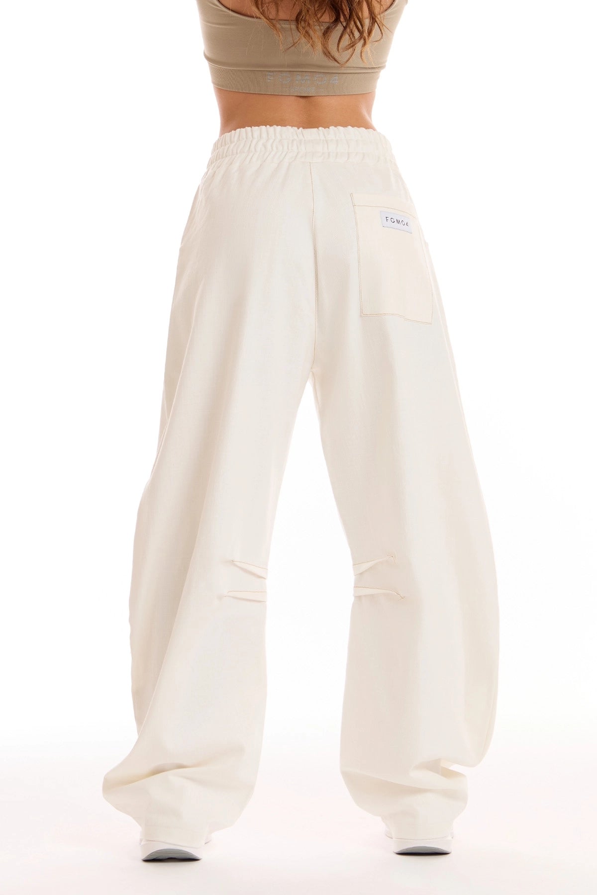 Pantalone Barrel Donna Panna - FGM04 - Linea Ikonic - fgm04