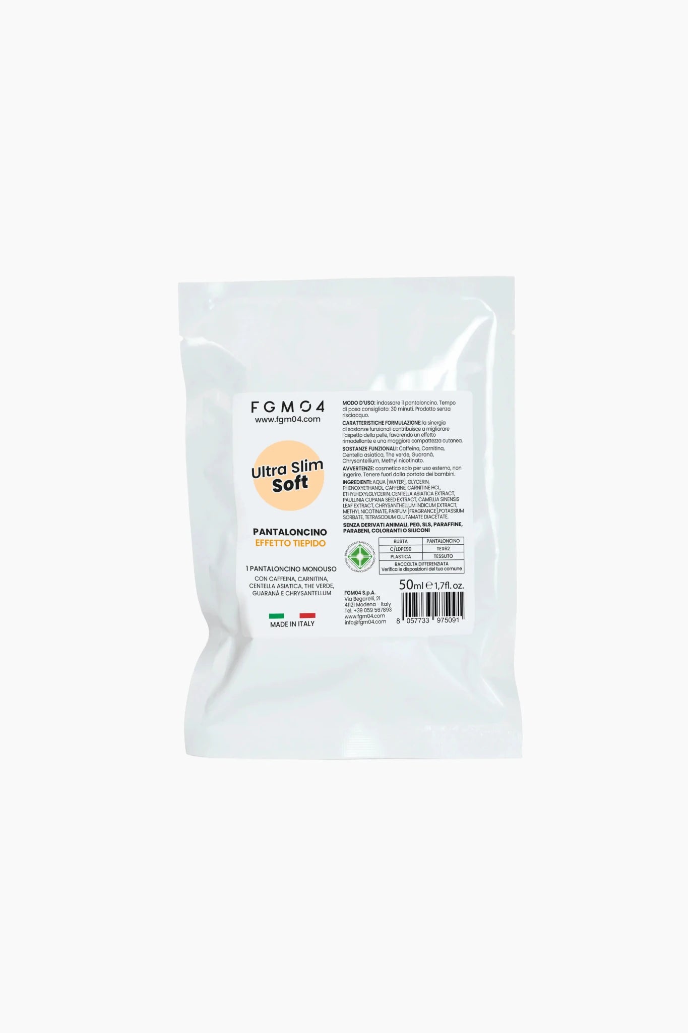Pantaloncino Slim Cosmetico - FGM04 - CREME PER ADIPE - fgm04