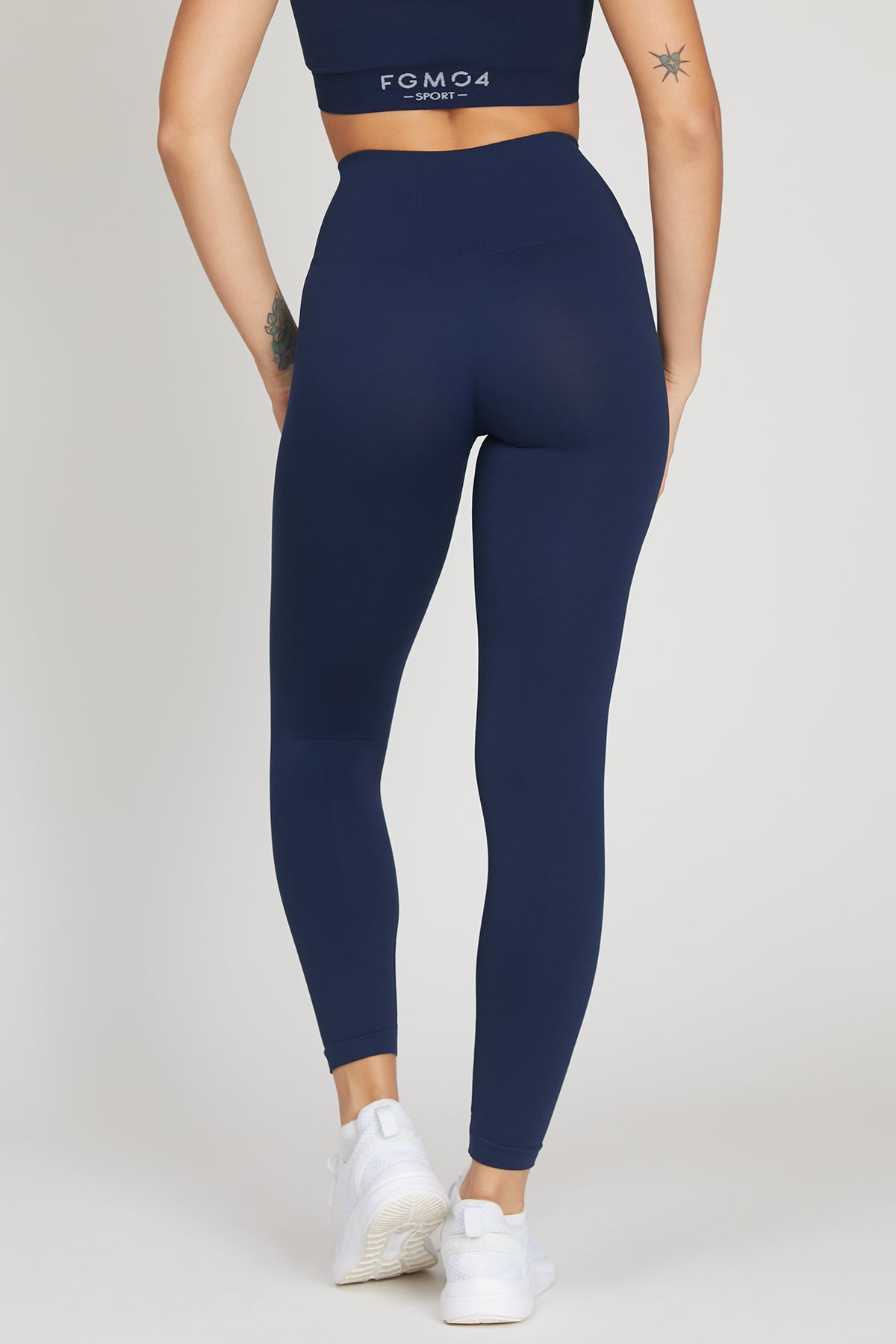 Leggings Nikita Basic Fascione Alto Blu Notte - FGM04 - LEGGINGS ANTICELLULITE - fgm04