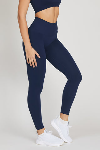 Leggings Nikita Basic Fascione Alto Blu Notte - FGM04 - LEGGINGS ANTICELLULITE - fgm04