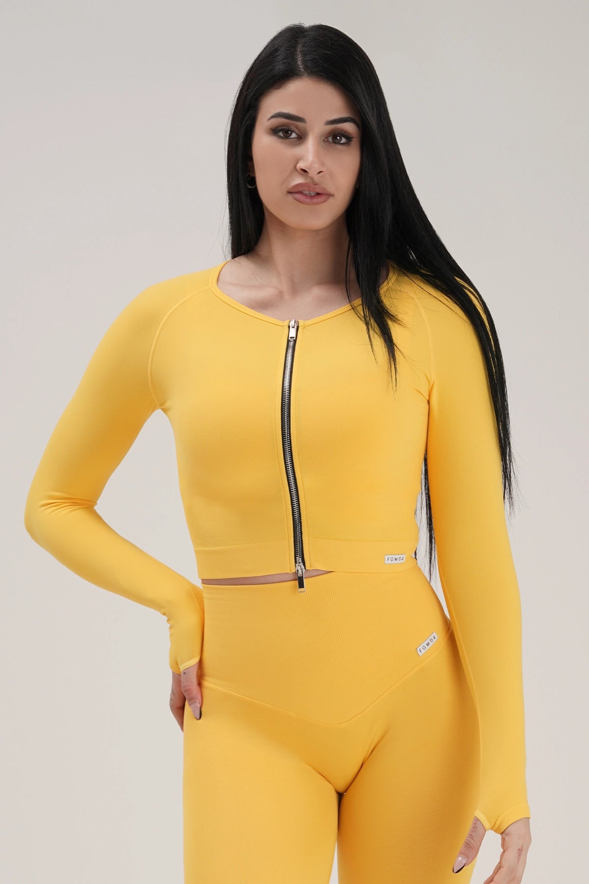 Bolero Full Zip Giallo Lemon - FGM04