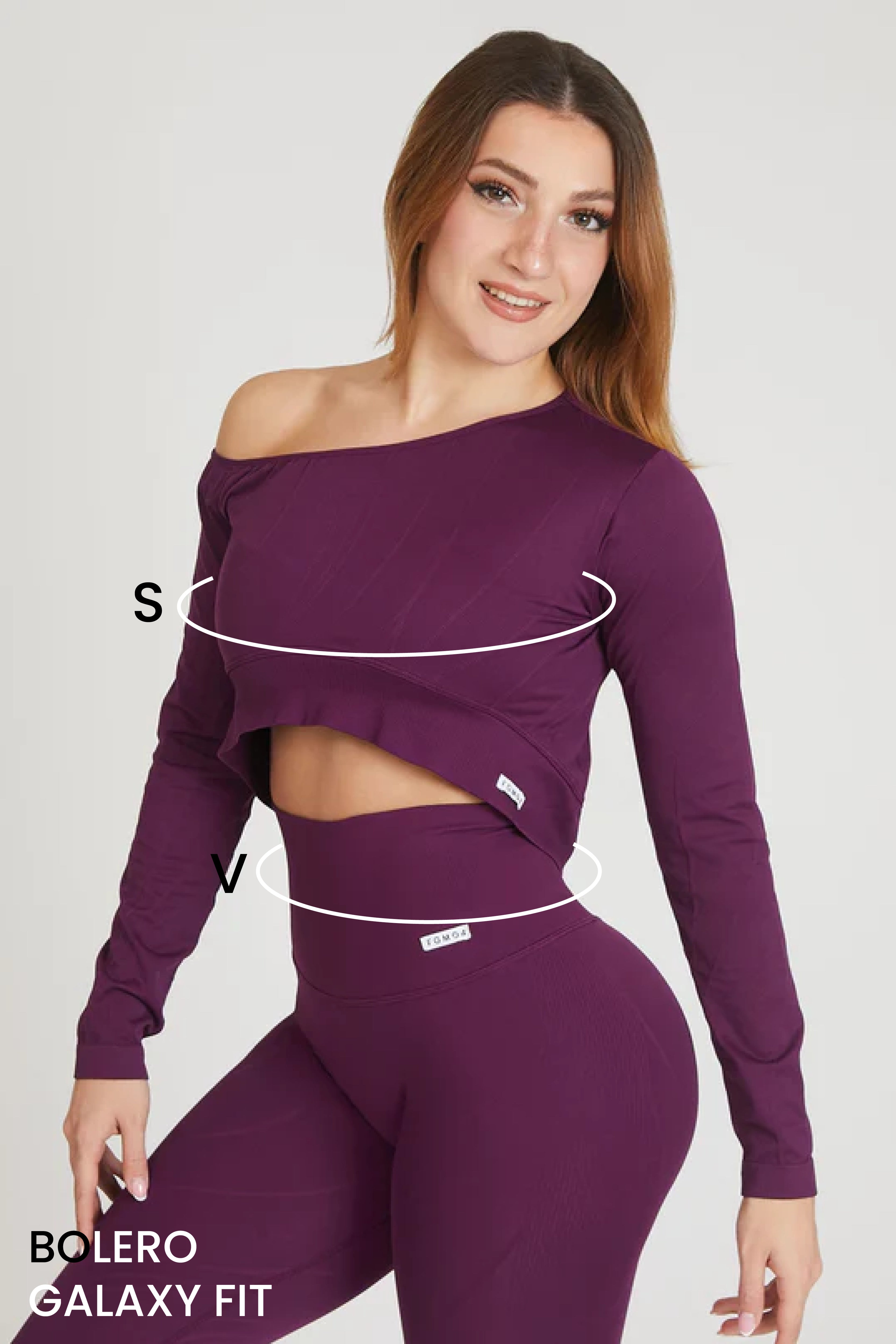 Guida alle taglie: bolero galaxy fit