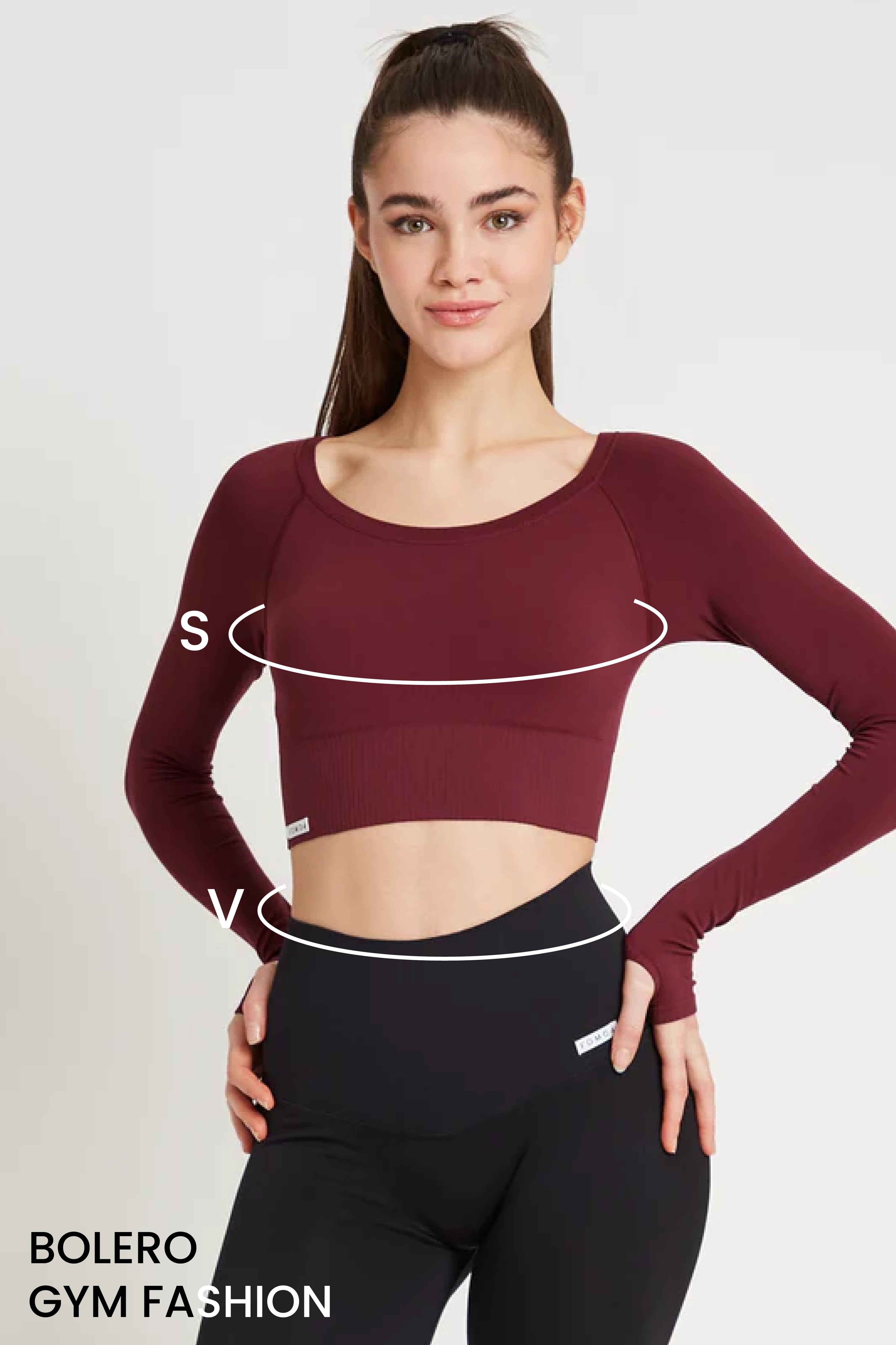 Guida alle taglie: bolero gym fashion