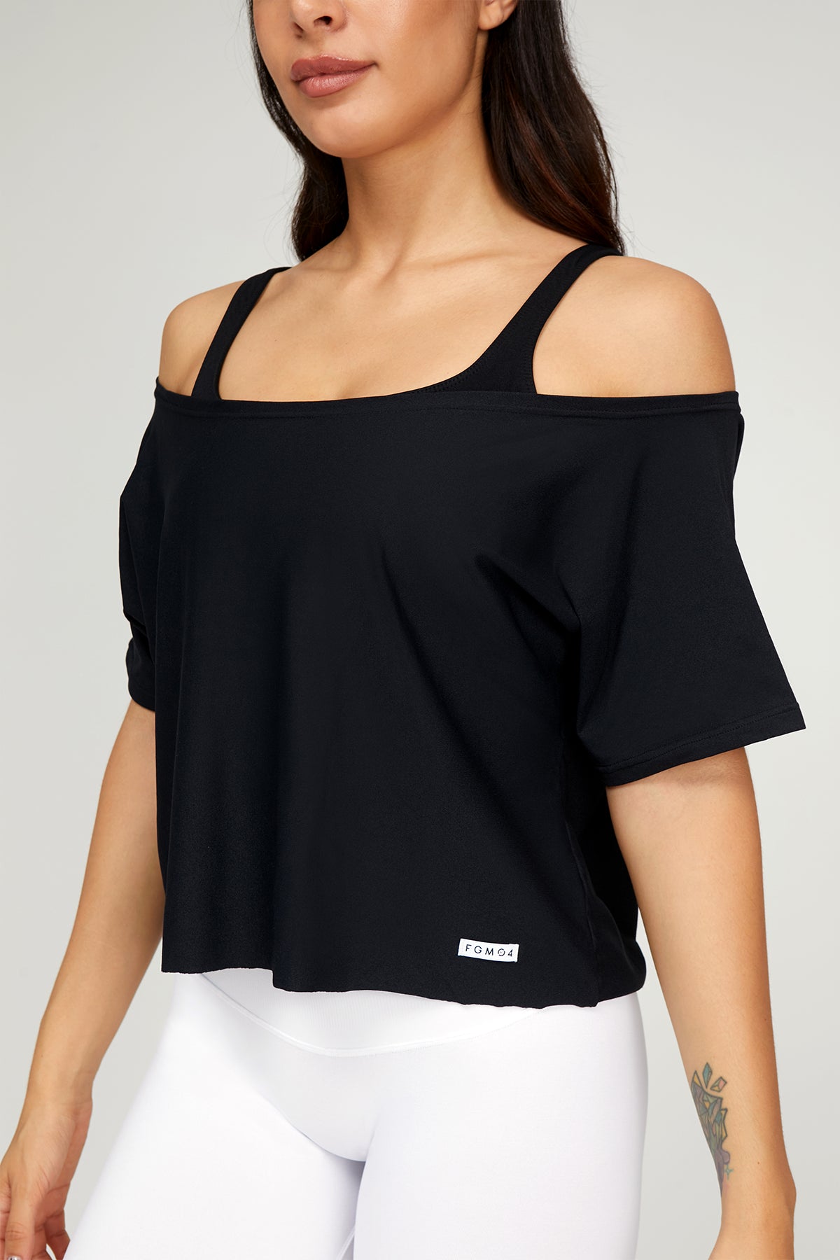 Maglia Dance Crop Nero