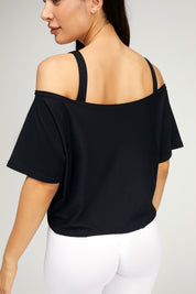 Maglia Dance Crop Nero