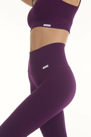 Leggings Push Up Bubble Cryofir Dark Purple - FGM04 - LEGGINGS ANTICELLULITE - fgm04