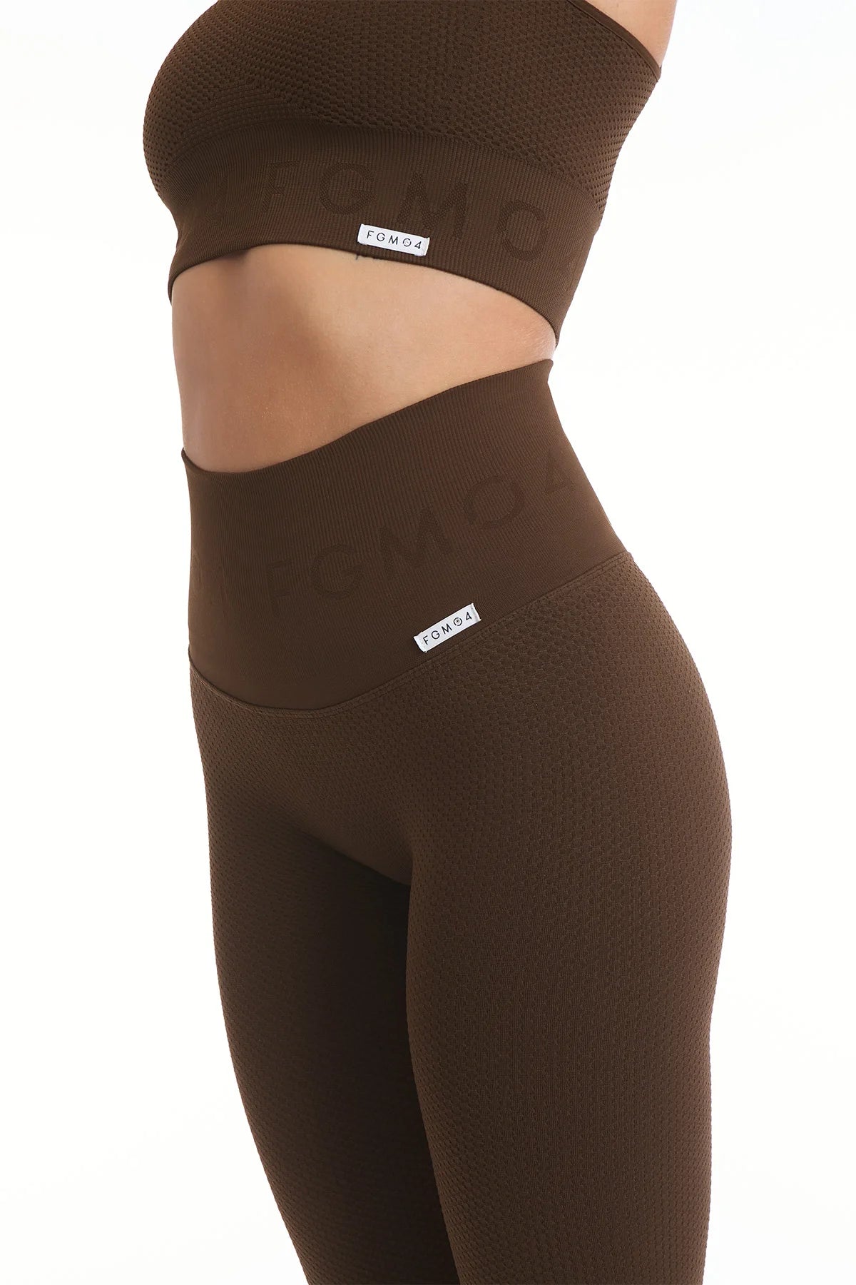 Leggings Push Up Bubble Cryofir Cioccolato - FGM04 - LEGGINGS ANTICELLULITE - fgm04