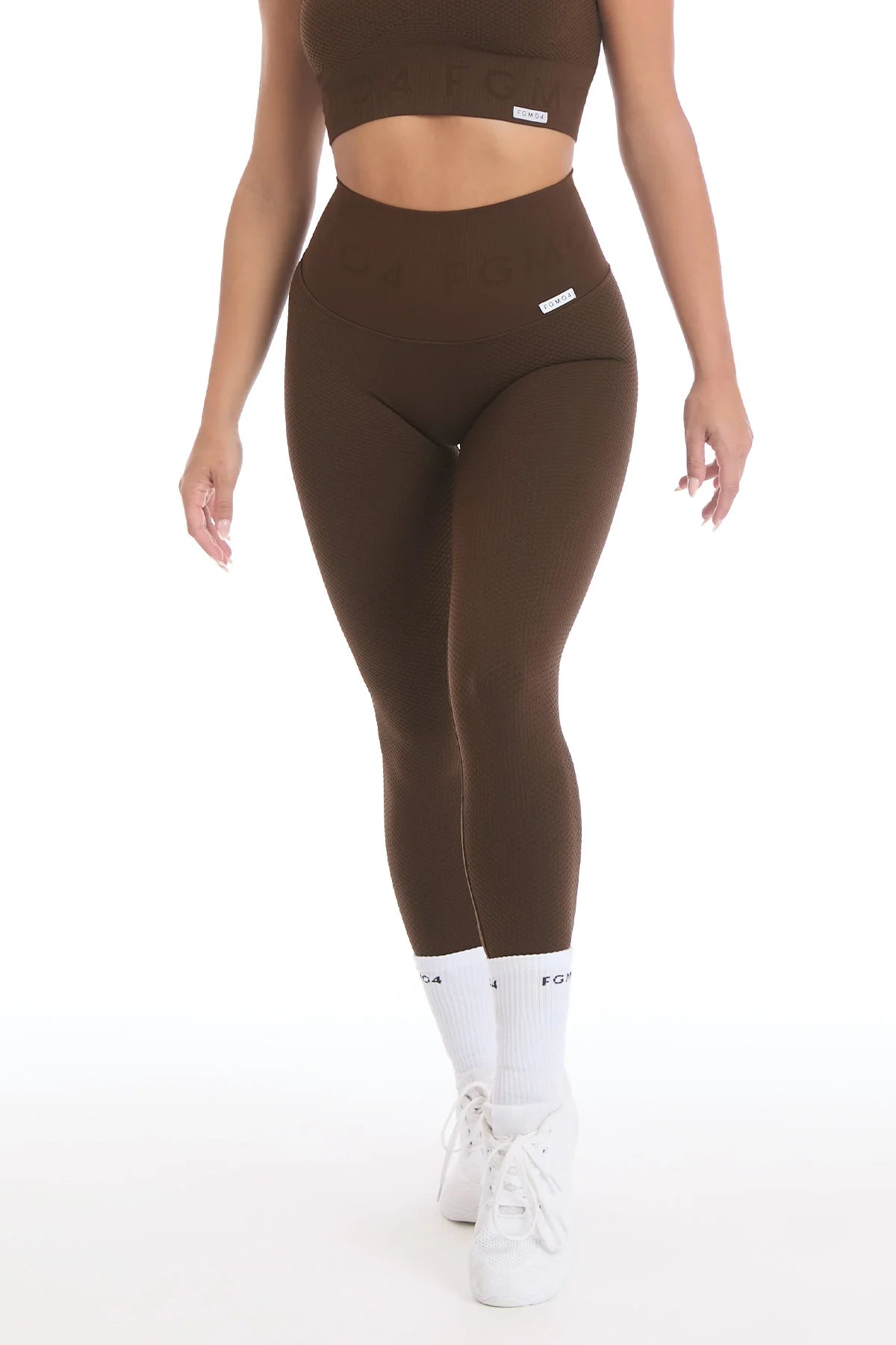 Leggings Push Up Bubble Cryofir Cioccolato - FGM04 - LEGGINGS ANTICELLULITE - fgm04
