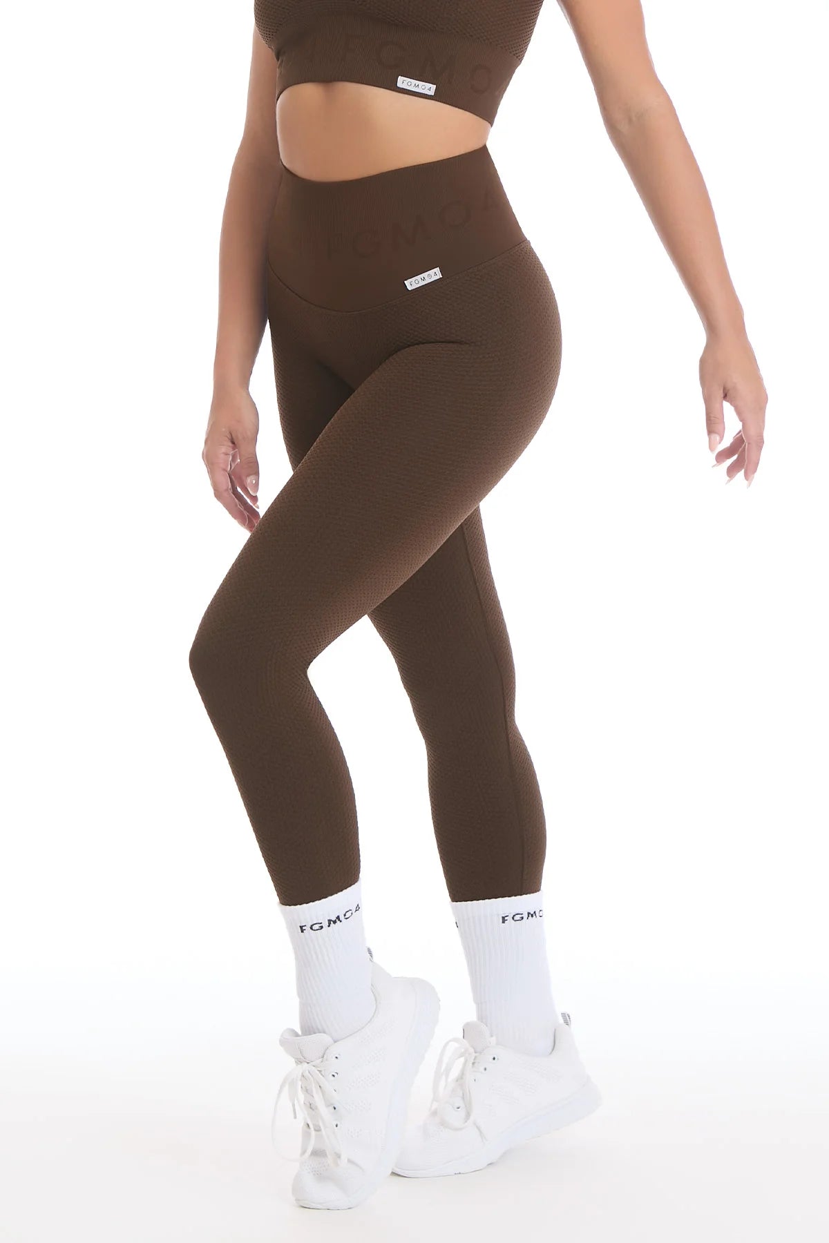 Leggings Push Up Bubble Cryofir Cioccolato - FGM04 - LEGGINGS ANTICELLULITE - fgm04