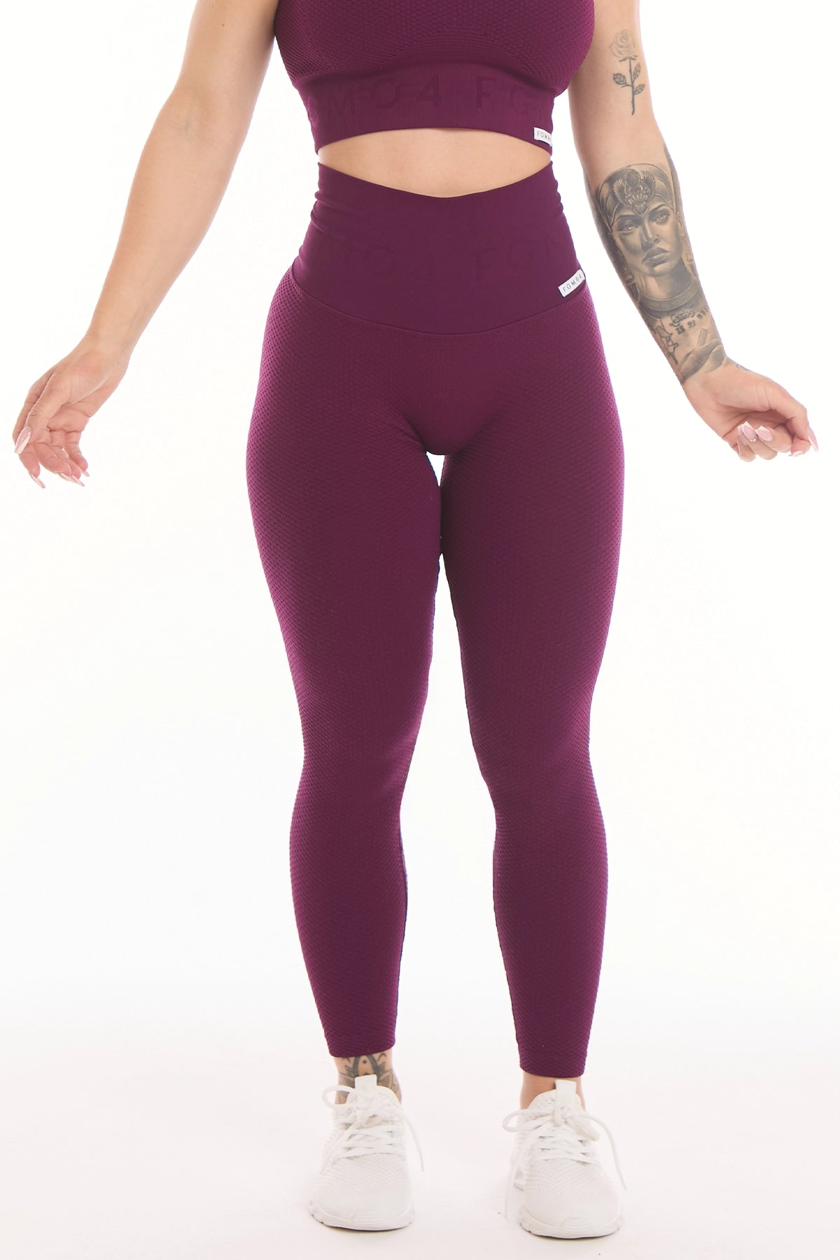 Leggings Push Up Bubble Cryofir Dark Purple - FGM04 - LEGGINGS ANTICELLULITE - fgm04