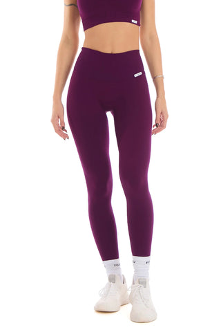 Leggings Push Up Bubble Cryofir Morado Oscuro