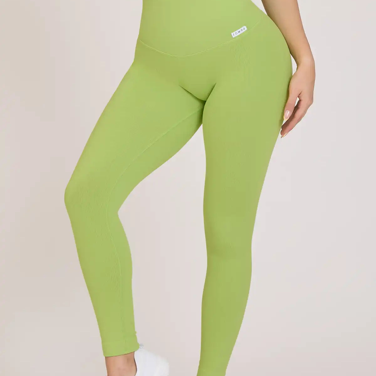 Leggings Push Up Calipso Verde Lime - Limited Edition - FGM04 - LEGGINGS ANTICELLULITE - fgm04