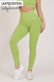 Leggings Push Up Calipso Verde Lime - Limited Edition - FGM04 - LEGGINGS ANTICELLULITE - fgm04