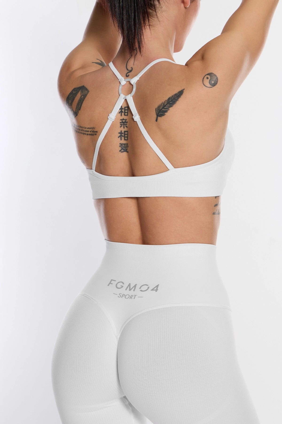 Top CALIPSO Ring Bianco Costine - FGM04 - Maglie e Top - fgm04