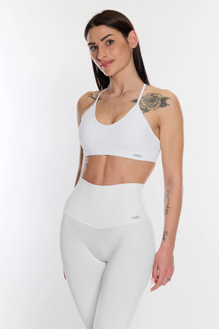 Top CALIPSO Ring Bianco Costine - FGM04 - Maglie e Top - fgm04