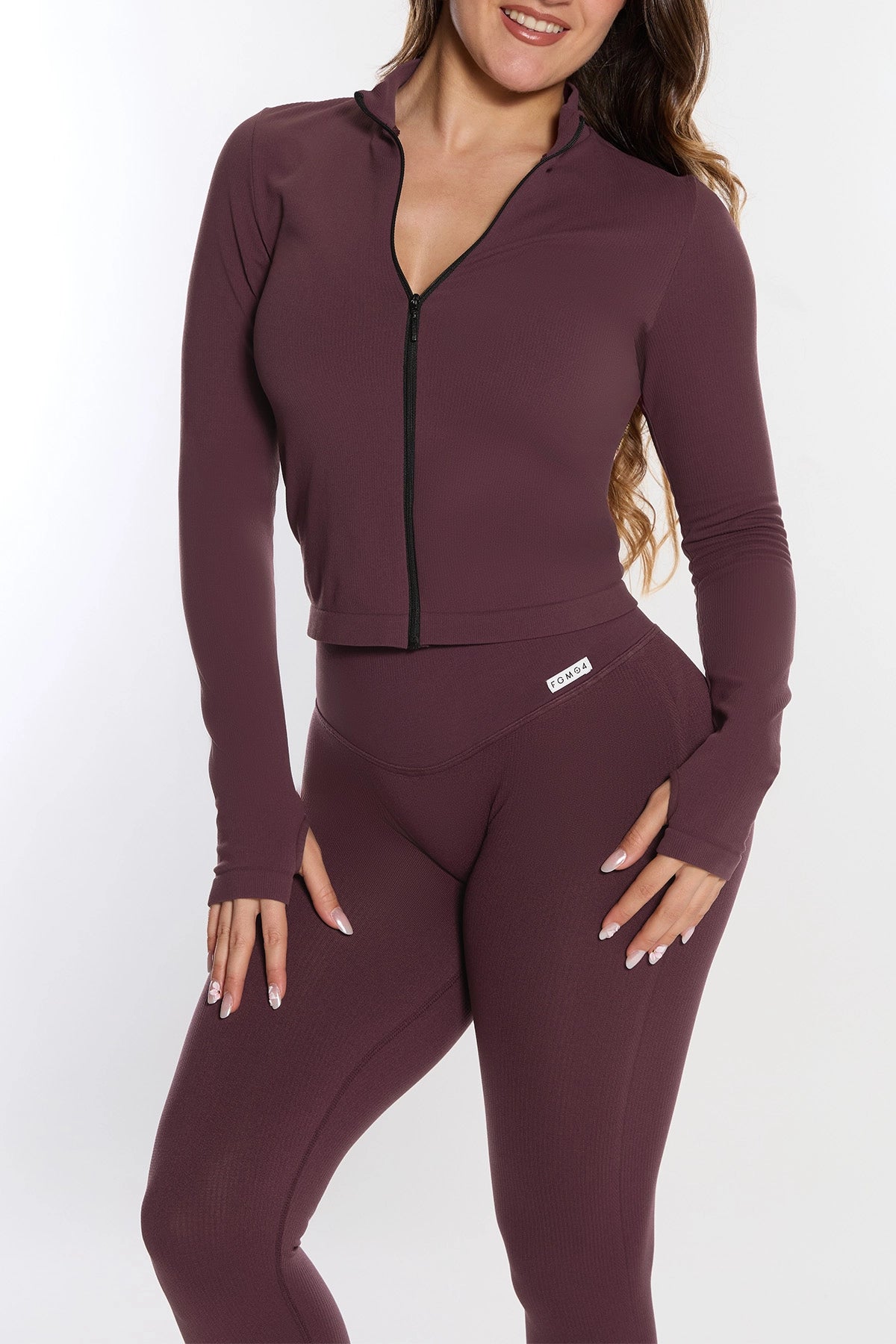 Felpa Calipso Melanzana Costine - fgm04 - Maglie e Top - fgm04