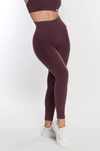Leggings Push Up CALIPSO Melanzana Costine - FGM04 - LEGGINGS ANTICELLULITE - fgm04