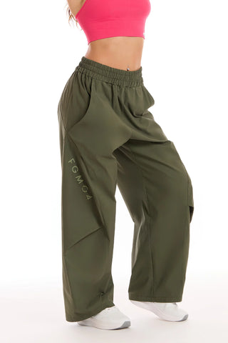 Pantalone Baggy Origami Verde Militare - FGM04 - Linea Ikonic - fgm04