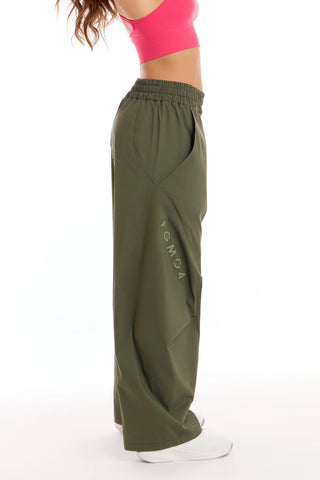 Pantalone Baggy Origami Verde Militare - FGM04 - Linea Ikonic - fgm04