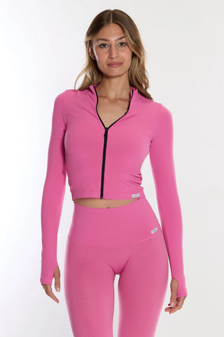 Felpa Calipso Rosa Bon Bon Costine - fgm04 - Maglie e Top - fgm04