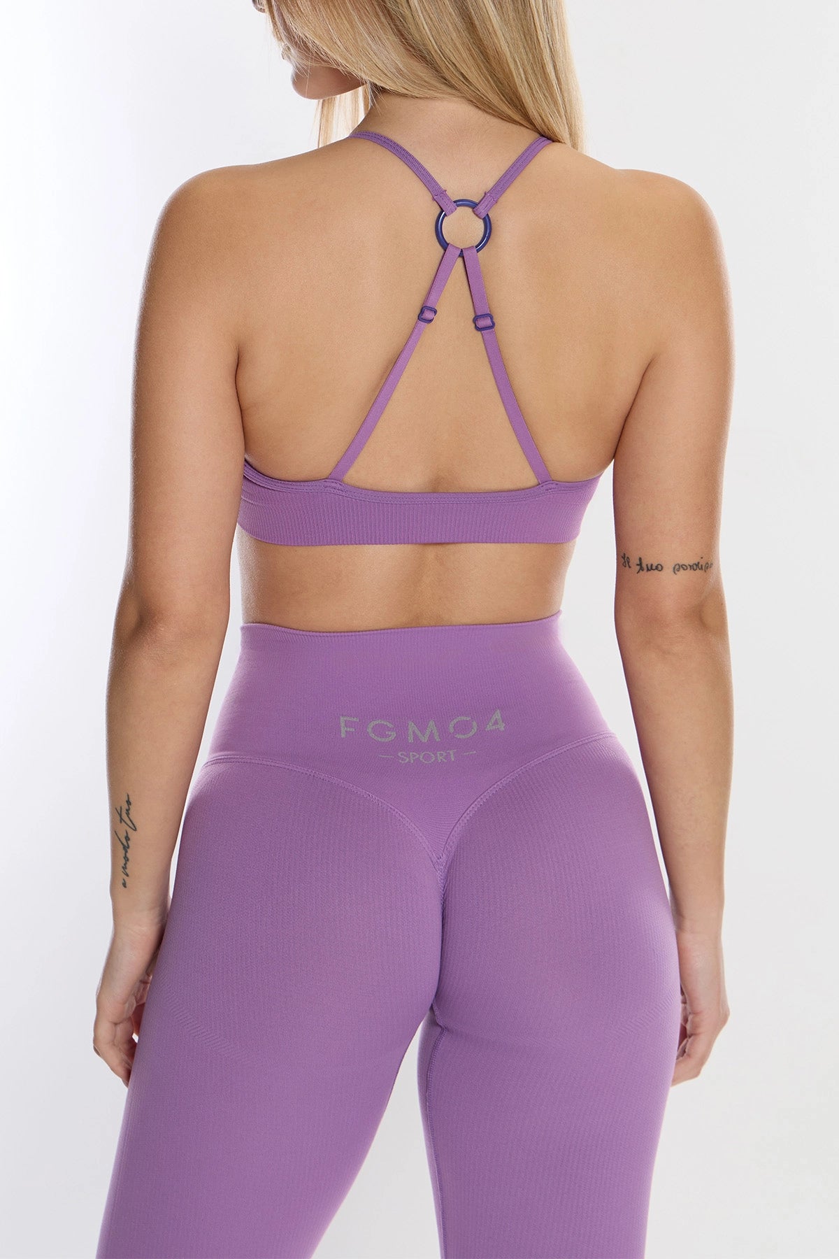 Top CALIPSO Ring Violetto Costine - FGM04 - Maglie e Top - fgm04