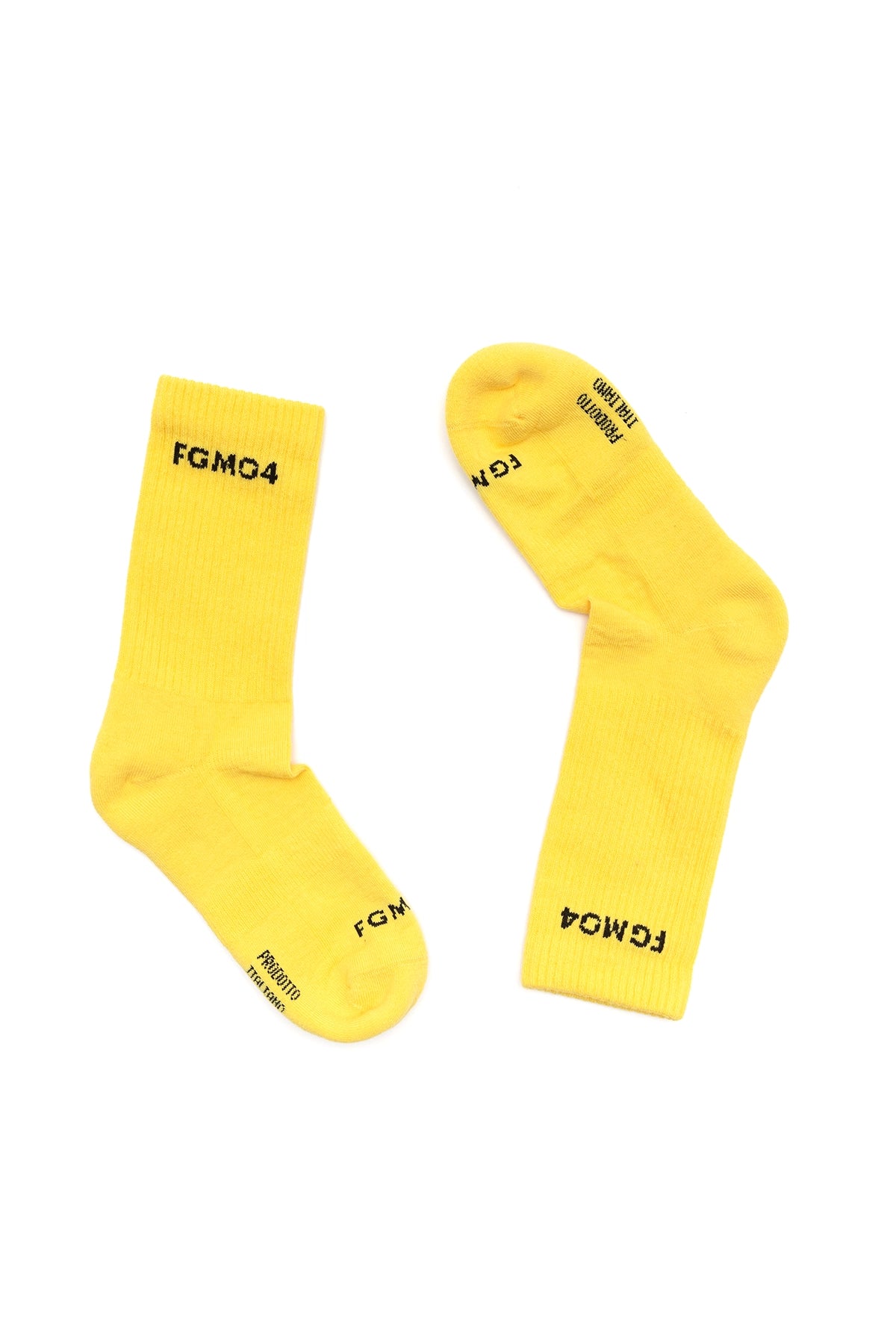 Calze Calzettoni sportivi cotone poliammide elastane elasticizzati FGM04 Giallo Limone FGM04 - FGM04 - Linea Ikonic - fgm04