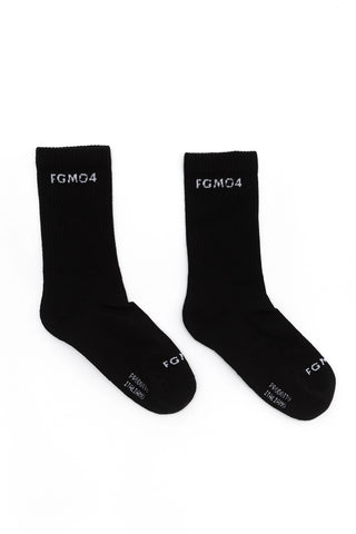 Calze Calzettoni sportivi cotone poliammide elastane elasticizzati FGM04 Nero FGM04 - FGM04 - Linea Ikonic - fgm04