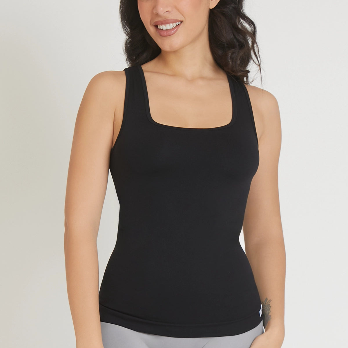 Canotta sportiva donna con tecnologia FIR a Spalla Larga Fgm04 Nero - FGM04 - Maglie e Top - fgm04