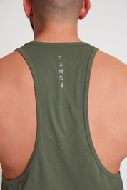 Canotta Stringer Verde Militare - FGM04