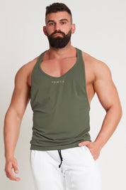 Canotta Stringer Verde Militare - FGM04