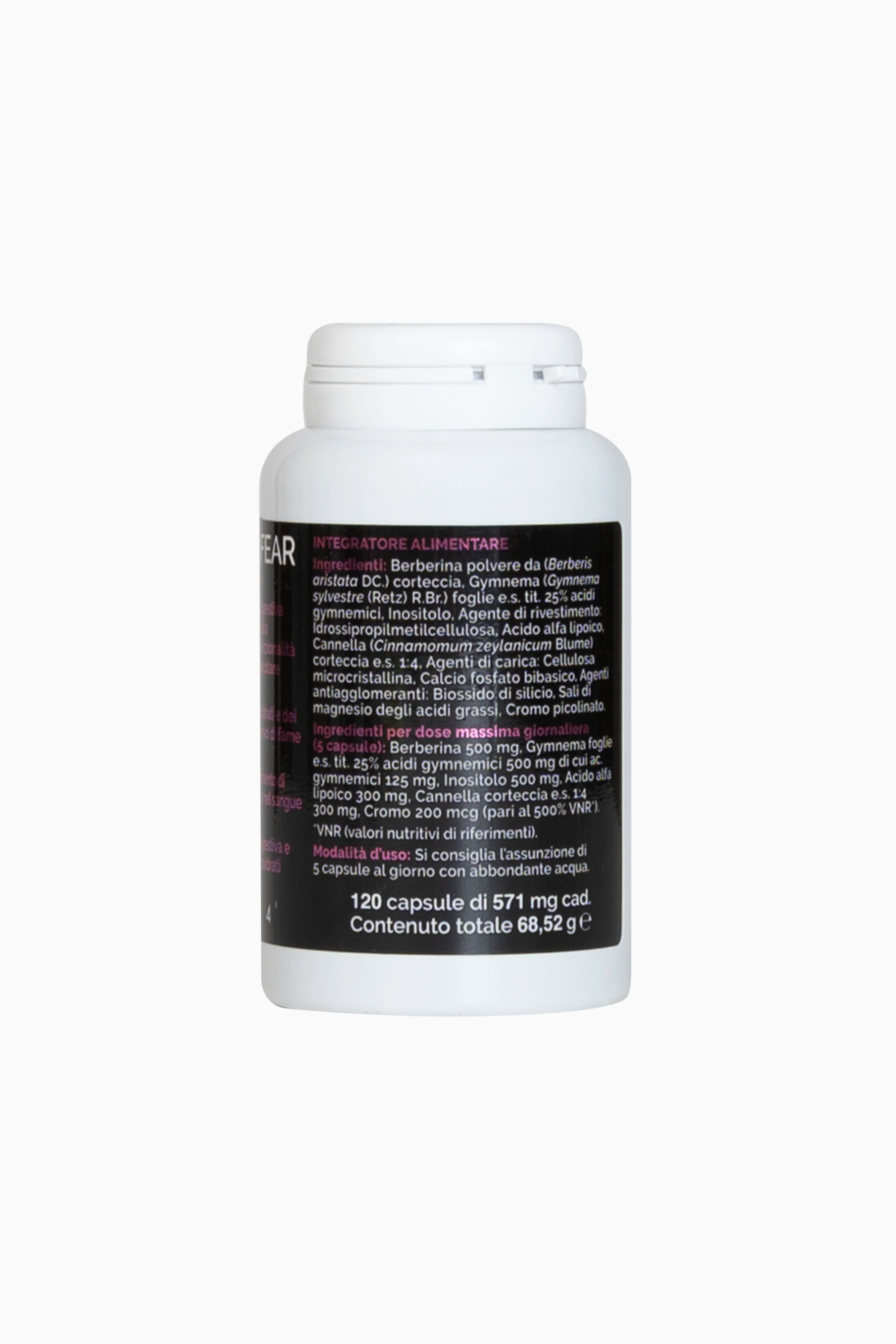 Carbs No Fear - 120 caps - FGM04 - INTEGRATORI - fgm04