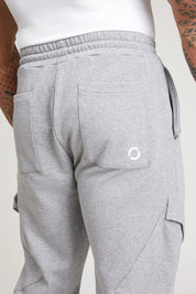 Pantalone Cargo FW 24/25 Grigio Chiaro Melange