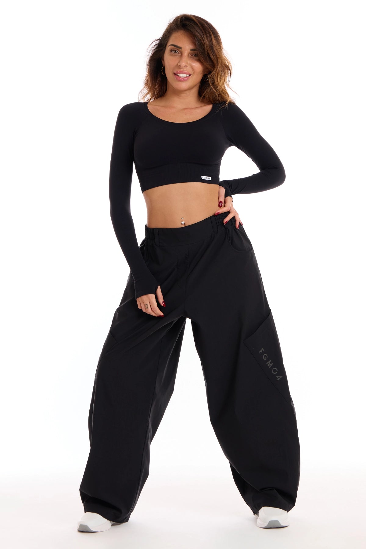 Pantalone Cargo Balloon Summer Nero
