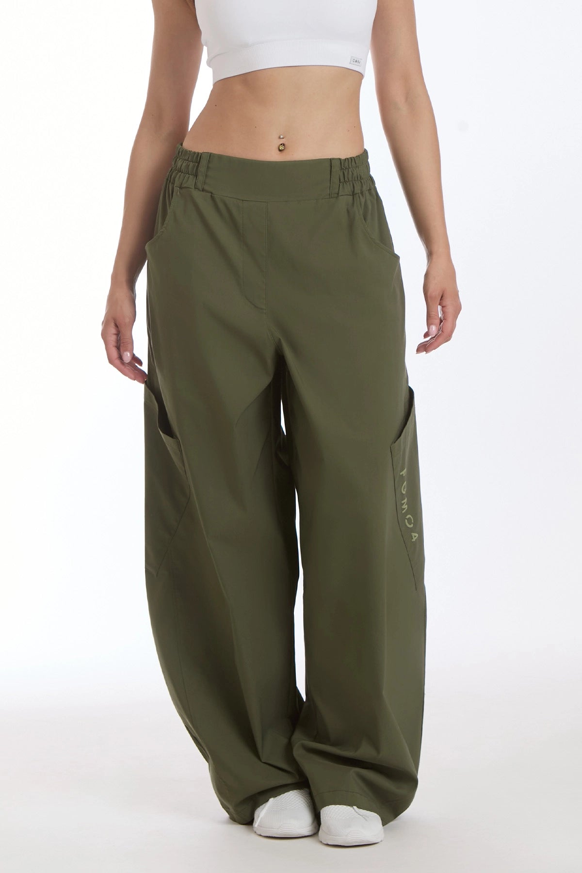 Pantalone Cargo Balloon Summer Verde Militare