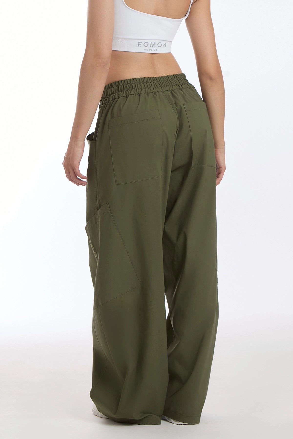 Pantalone Cargo Balloon Summer Verde Militare