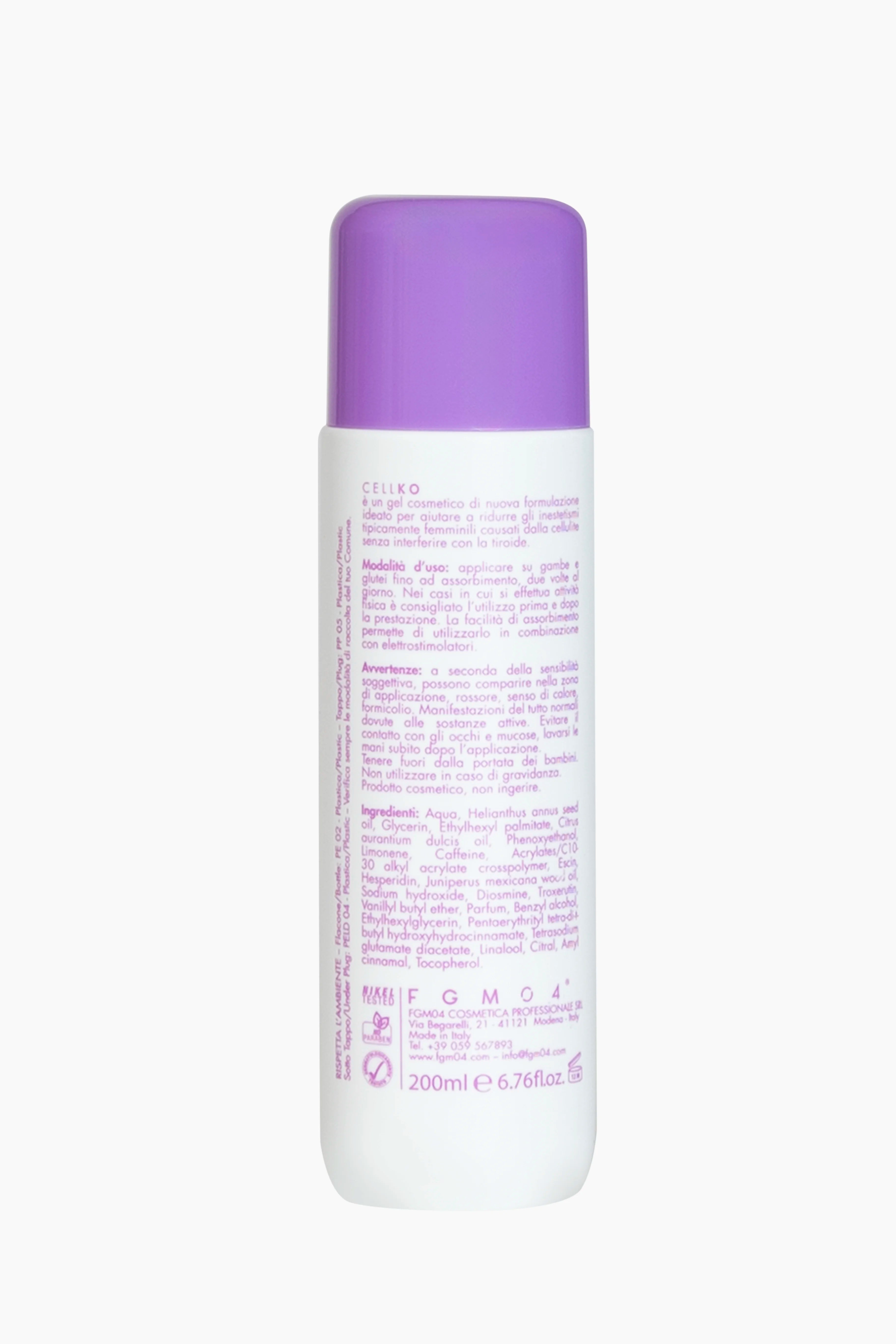 CellKO Gel Donna 200 ml - FGM04 - CREME ANTICELLULITE - fgm04