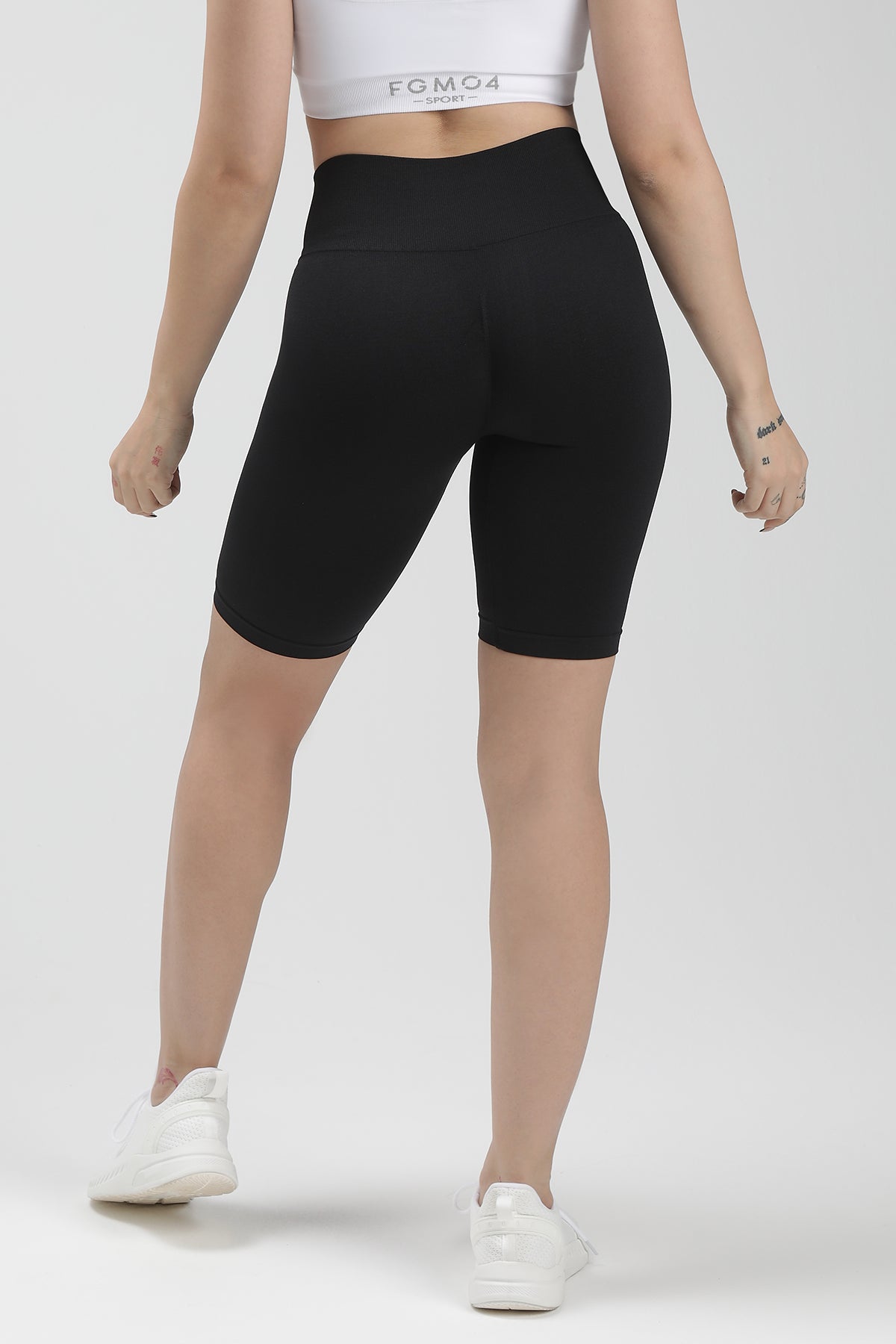 Ciclisti sportivi con tecnologia FIR soft push up senza arricciatura Confidence CryoFir Nero - FGM04 - LEGGINGS ANTICELLULITE - fgm04