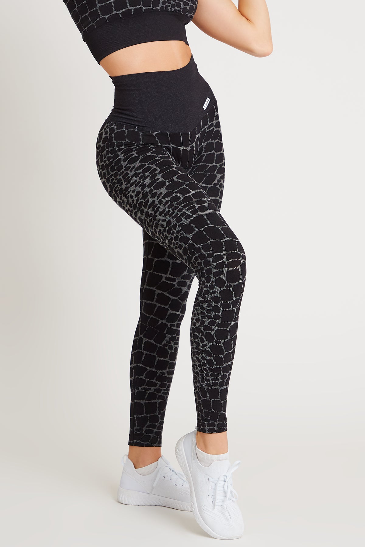 Leggings All-Up Cocco Nero - FGM04