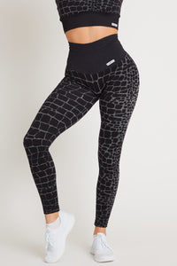 Leggings All-Up Kokosnuss Schwarz