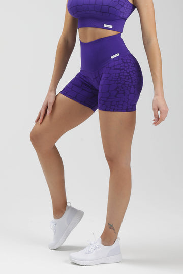 Shorts All - up Cocco Viola - FGM04 - LEGGINGS ANTICELLULITE - fgm04