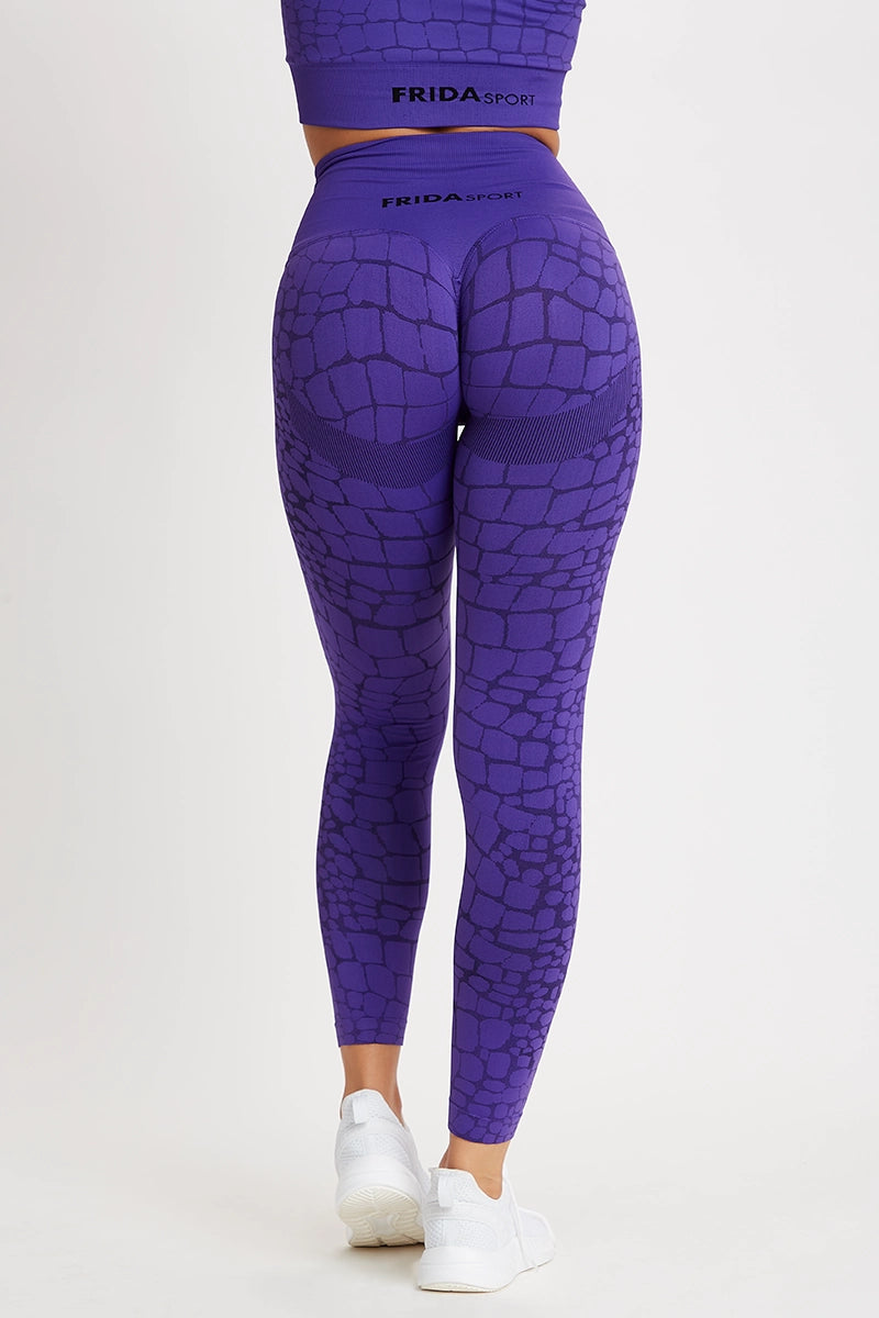 Leggings All-up Cocco Viola - FGM04