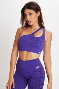 Purple Coconut One Shoulder Top