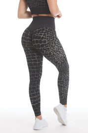 Leggings Push Up All - Up Cocco Nero - FGM04 - LEGGINGS ANTICELLULITE - fgm04