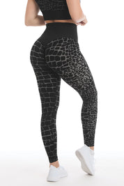 Leggings Push Up All - Up Cocco Nero - FGM04 - LEGGINGS ANTICELLULITE - fgm04