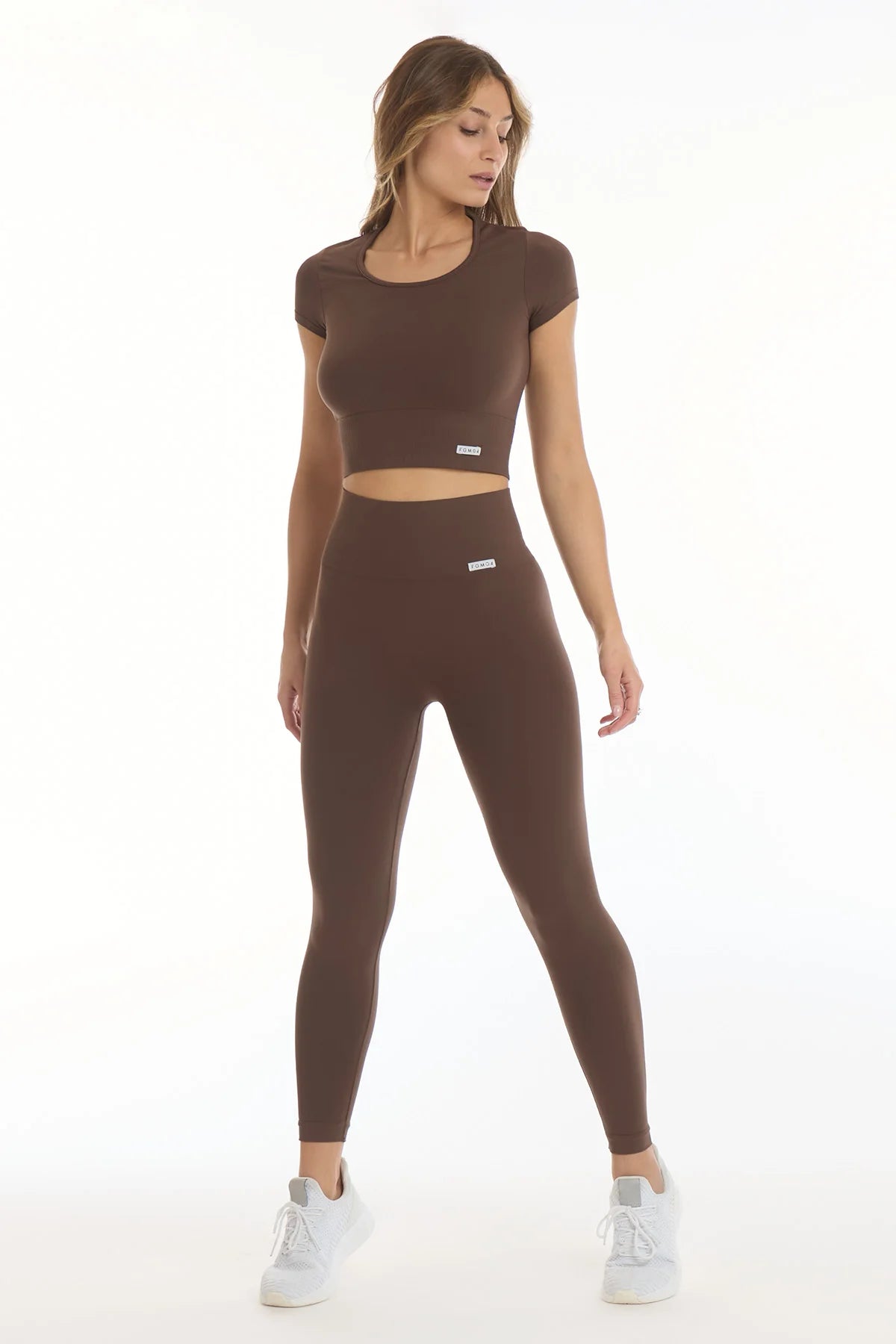 Leggings Basic Fascione Alto Marrone Castagna - FGM04 - OFFERTE SPECIALI - fgm04