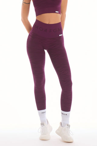 Leggings Push Up Jungle Tigre 2.0 Dunkelviolett
