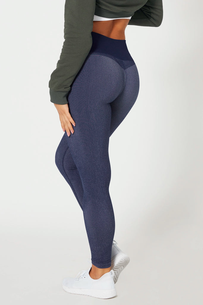 Blue Striped Skinny Fgm04 Leggings For Women Perfect For Outdoor Casual  Wear And Workouts From Dou05, $9.28
