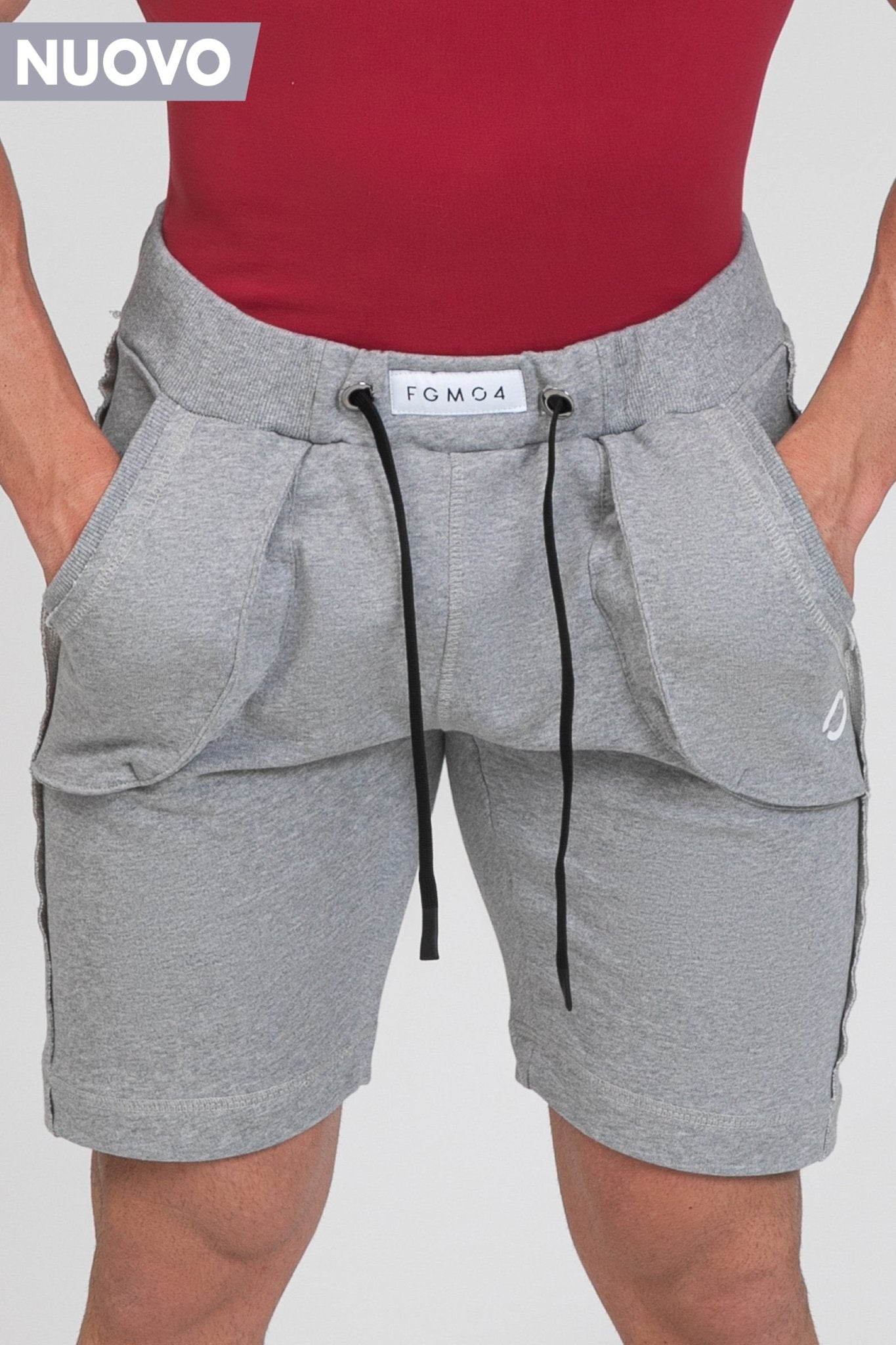Bermuda Fgm04 Grigio Melange - fgm04 - Linea Ikonic Uomo - fgm04