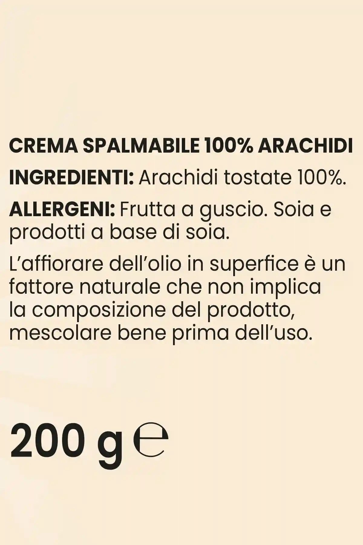 Crema 100% Arachidi Crunchy - 200 g - FGM04 - OFFERTE SPECIALI - fgm04